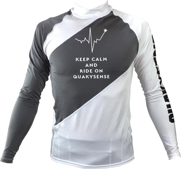 quakysense BEAT RASHGUARD (LONG)【BLACK/WHITE】 – quakysense